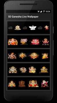5D Ganesha HD Live Wallpaper screenshot 3