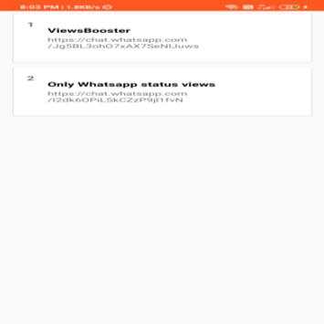 ViewsBooster:Increse Your Whatsapp status views screenshot 5