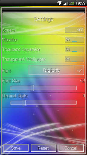 SCalc theme Glass screenshot 3
