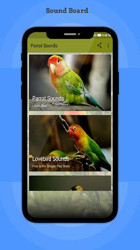 Parrot Sounds screenshot 1