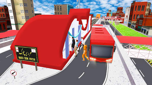 Real Metro Bus Game : City Bus Driving Simulator screenshot 3