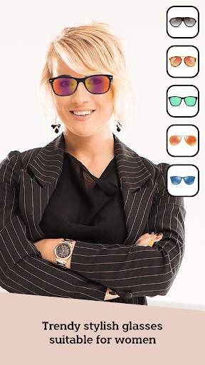 Woman Stylish Sunglass Photo Editor 5 تصوير الشاشة