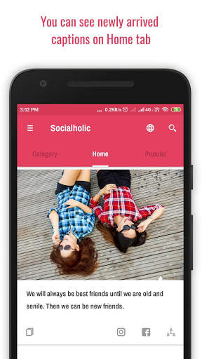 Socialholic - Captions for Instagram, FB Captions screenshot 4
