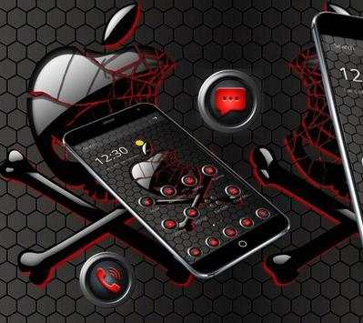 Black Skull Apple Theme screenshot 1