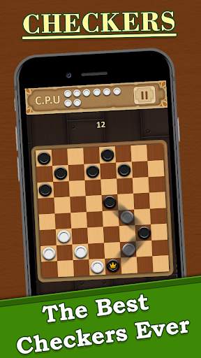Checkers game : Draught , Dame board game screenshot 12