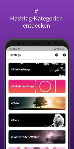 Hashtags - Die besten deutschen Instagram-Hashtags screenshot 2