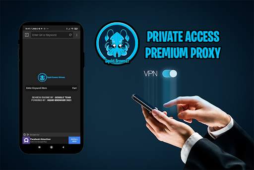 Squid Browser - Proxy Unblock Website screenshot 1