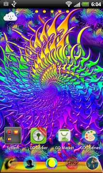 GO Launcher EX Theme Fractals screenshot 1