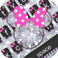 Twinkle minny bowknot keyboard logo