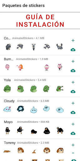 Animated Sticker Maker for WA  движущиеся наклейки скриншот 1