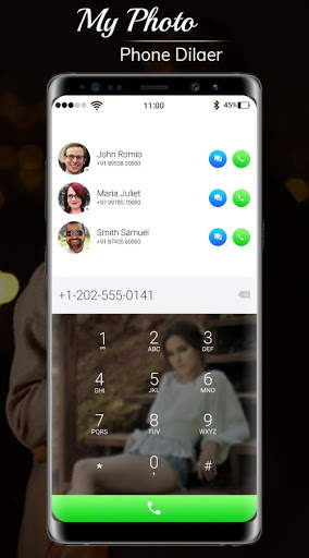 My Photo Phone Dialer : Caller screen screenshot 1