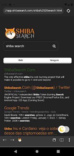 Shiba Search Web Browser screenshot 1