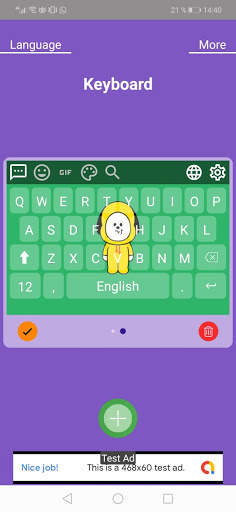 My Photo BT21 Keyboard screenshot 7