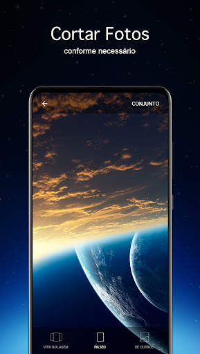 Papel de parede com espaço 4K screenshot 4