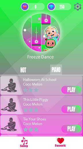 Cocomelon Piano Tiles screenshot 1