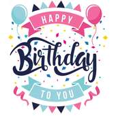 🎉 Birthday Stickers For WhatsApp (WAStickerApps) logo