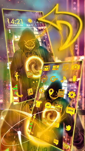 Fire, Fake, Mask Themes & Wallpapers screenshot 2