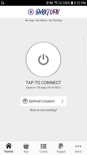 Baig VPN screenshot 1