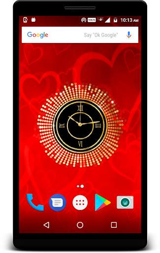 Golden Clock Live Wallpaper screenshot 3