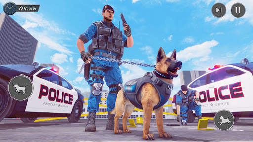 US City Police Dog Crime Chase स्क्रीनशॉट 1