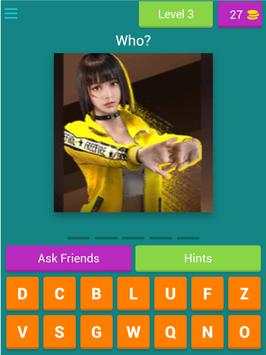 Guest the Characters free fire screenshot 11