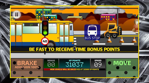 City Bus Driving Simulator 2D - coach driver sim screenshot 4