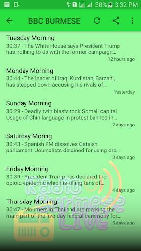 Burmese Radio Live Stations screenshot 3