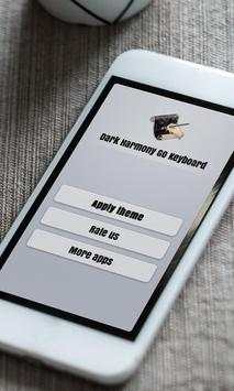 الوئام الظلام GO Keyboard screenshot 1