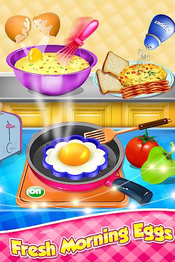 Breakfast Cooking - Kids Game screenshot 1