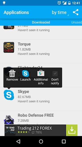 Unused App Remover screenshot 1