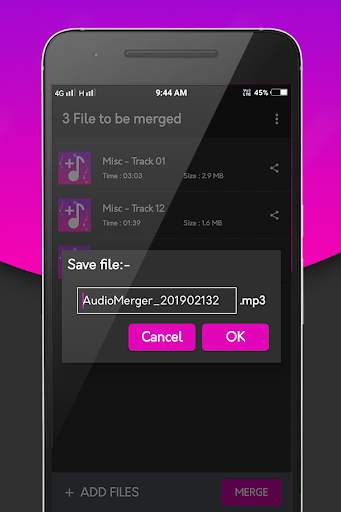 Unlimited MP3 Joiner screenshot 3