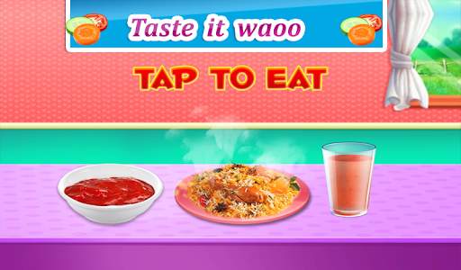 Biryani Restaurant chef- Kitchen food Cooking game screenshot 5