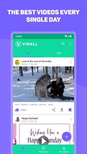 Virall: Watch and share videos screenshot 1