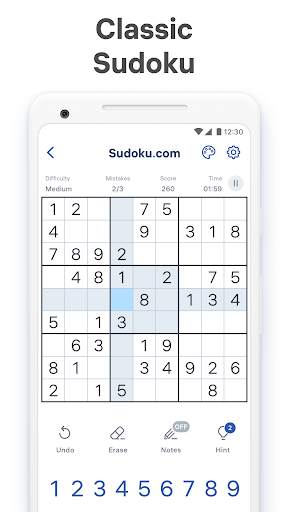 Sudoku.com - Classic Sudoku screenshot 1