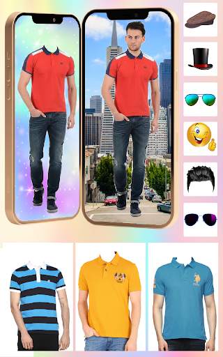 Men T Shirt Photo Suit Editor - Design T Shirt screenshot 3