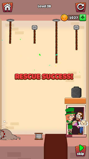 Save The Wife - Cut Rope Puzzle screenshot 5