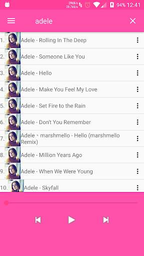 Online music Player screenshot 2