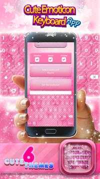 Cute Emoticon Keyboard App screenshot 3