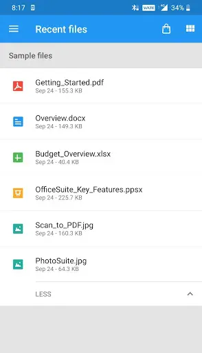 Quickoffice : Word pdf Presentation Editor screenshot 3
