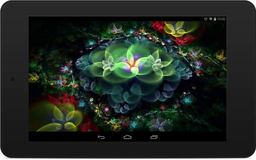 Luminous Flowers Wallpaper screenshot 6