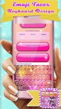Emoji Faces Keyboard Design screenshot 3