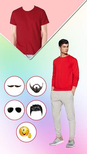 Men Sweatshirt - Photo Editor screenshot 5