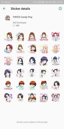 WA Kpop Stiker screenshot 2