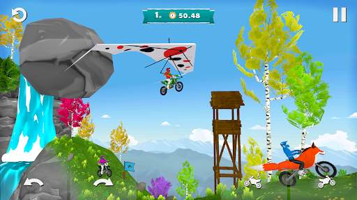 Airborne Motocross Bike Racing screenshot 8