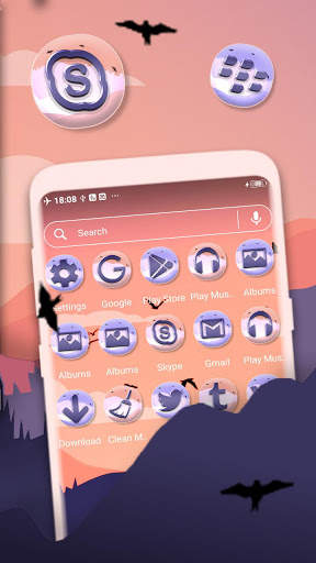 Mountains Painting Launcher Theme screenshot 4