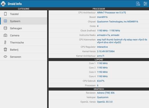 Droid Hardware Info screenshot 10