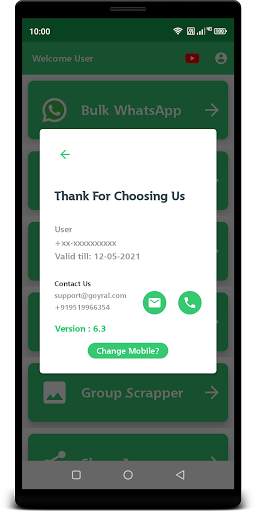 GBW (Goyral Bulk Whatsapp) screenshot 7