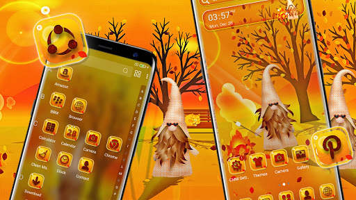 Gnome Autumn Launcher Theme screenshot 4