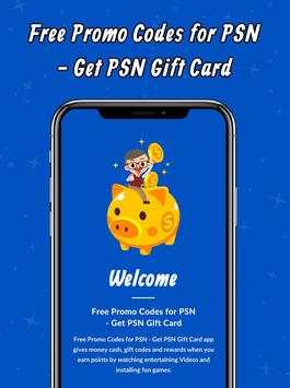 Free Promo Codes for PSN - Get PSN Gift Card screenshot 1