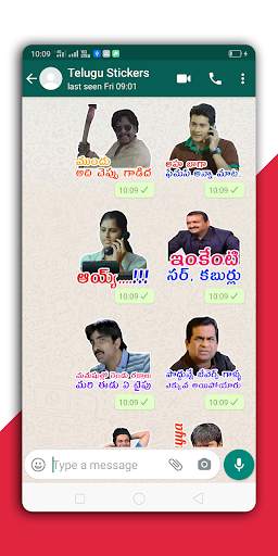 Telugu WAStickers - Stickers f screenshot 3
